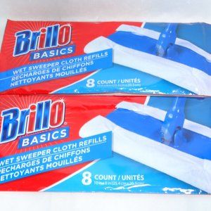Brillo Wet Sweeper Cloths Wipes 8 pc Replacement
